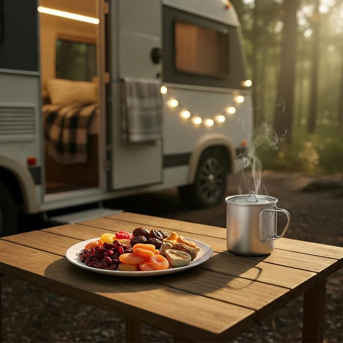 Титанова чашка для кемпінгу 600 мл, надлегка, з чистого титану, з сумкою для зберігання, для походів та трекінгу на свіжому повітрі