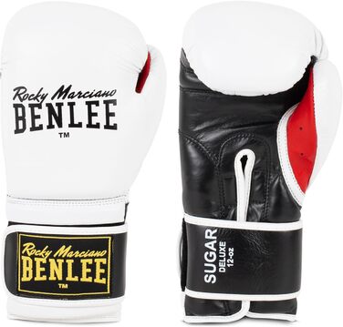 Боксерські рукавички BENLEE Rocky Marciano Sugar Deluxe, білі, 14 унцій
