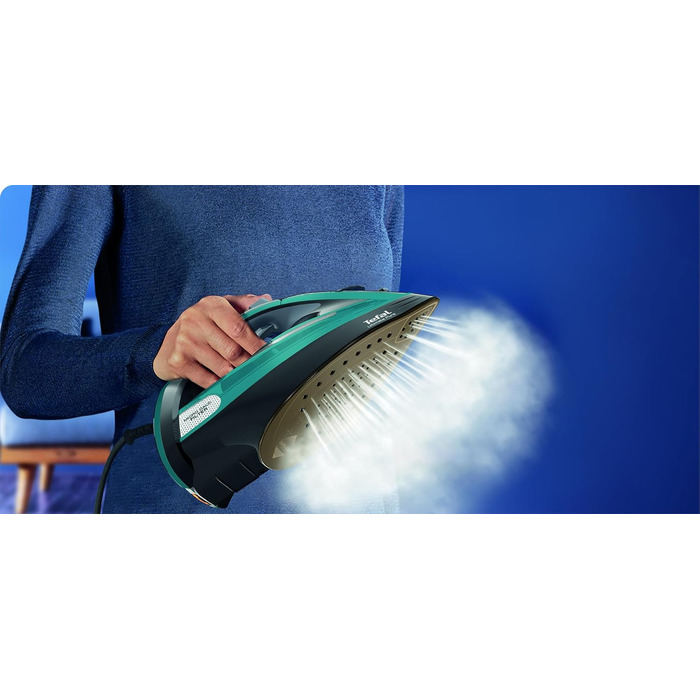 Парова праска Tefal Ultimate Pure FV9844 3200 Вт Micro-Calc-Filter Підошва Durilium Airglide Autoclean Автоматичне вимкнення 0,35