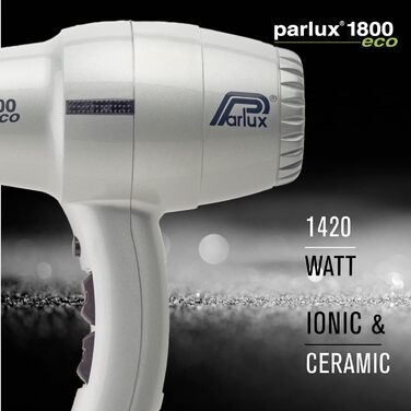 Професійний фен Parlux 1800, сріблястий
