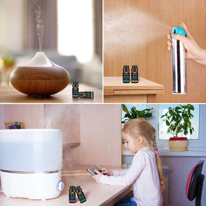 Набір ефірних олій Janolia, пакет оновлення, набір чистих натуральних ароматичних олій для розслаблення дифузора покращують сон