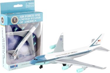 Одинарний літак Herpa Air Force One, мала масштабна модель літака, іграшкова мініатюрна модель з металу та пластику - для дітей віком від 3 років
