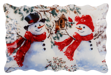 Блюдо Viva NY Snowmen  (7109497)