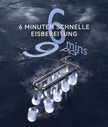 Машина для кубиків льоду, Машина для кубиків льоду маленька, самоочисні машини для виробництва кубиків льоду, 2 розміри кубиків льоду, 9 кубиків за 6 хвилин готовності, Льодогенератор 12 кг/24 години для дому, вечірка чорна