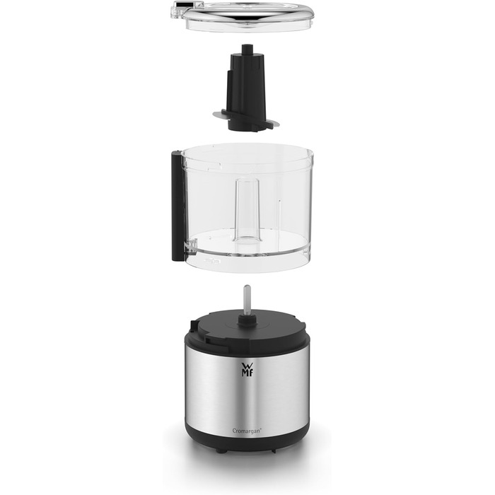 Матовий, компактний мульти-подрібнювач з керуванням однією рукою, знімний контейнер (0,3 л), 65 Вт