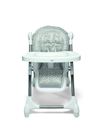 Стільчик для годування Mamas & Papas Snax, регульований, складний зі знімною обідньою дошкою, сірий в крапку