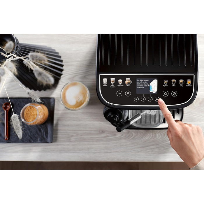 Кавомашина De'Longhi Magnifica Evo Next 13 напоїв, Titan