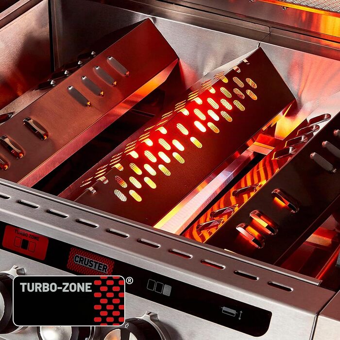 Газовий гриль Enders UNIQ PRO 3 IK KITCHEN CRUSTER 3 сталеві пальники бічний пальник, HEAT RANGE, SWITCH GRID, TURBO ZONE 800 C, SIMPLE CLEAN, двостінна кришка, Cruster 8608