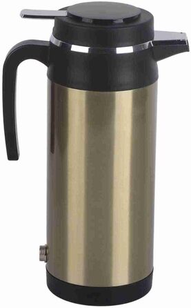 Електричний чайник Qiilu чайник 24V для вантажівки, 1000 ML автомобільний дорожній чайник з нержавіючої сталі чашка швидкого закип