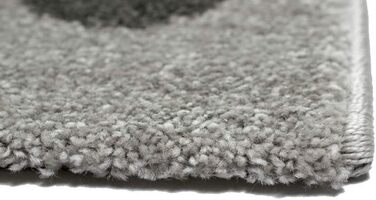 Килимок дитяча кімната слон крапки мильні бульбашки сірий синій розмір 200 х 290 см