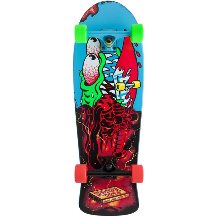 Santa Cruz x Stranger Things Meek Slasher Complete Cruzer Skateboard, Santa Cruz x Stranger Things Meek Slasher Complete Cruzer Sk