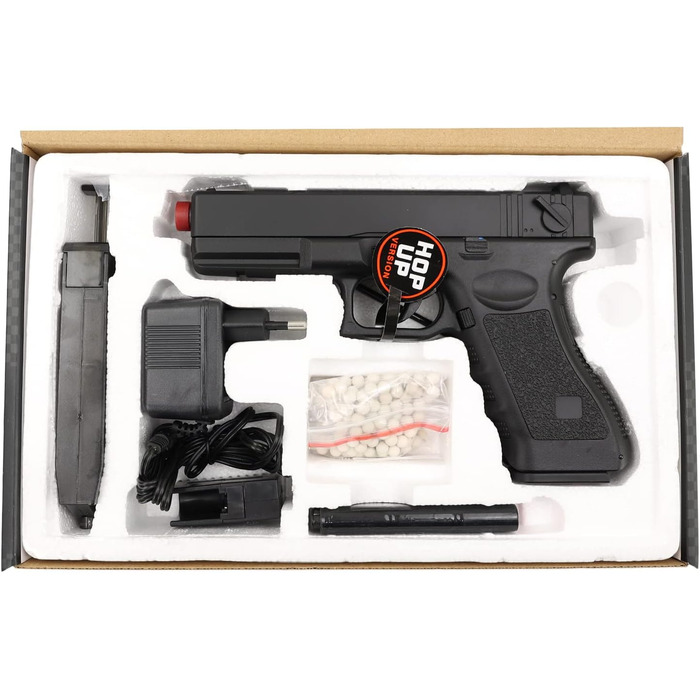 Пістолет Softair CYMA CM030 G18C AEP чорний