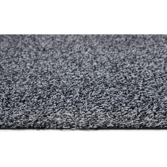 Килимок для дверей andiamo Amadis, килимок для очищення для внутрішніх та критих зовнішніх приміщень, можна прати, виготовлений з бавовни з нековзною підкладкою, 50 x 150 см, темно-сірий, сірий, 50 x 150 см (прямокутний), Amadis