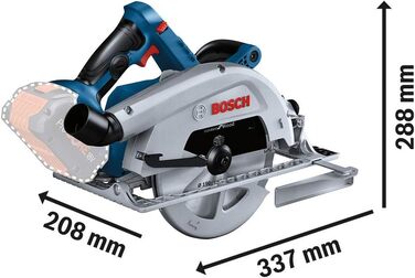 Акумуляторна дискова пила Bosch Professional 18V System BITURBO GKS 18V-68 C (вкл. 1 пиляльне полотно, захисний кожух, без акумуля