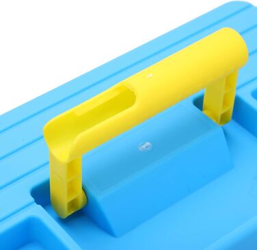 Ящик для рибальських снастей Cuifati з ручкою, тришаровий ящик з ABS-пластику для зберігання рибальського спорядження, футляр для зберігання рибальських аксесуарів, 32 x 15 x 20 см