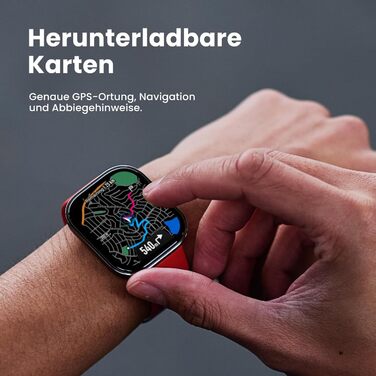 Розумний годинник Amazfit Bip 6 46 мм, 14-денний час роботи від батареї, 1.97-дюймовий AMOLED, GPS та безкоштовні карти, штучний інтелект, функція Bluetooth-дзвінків та текстових повідомлень, здоров&39я, фітнес-трекер сну, понад 140 режимів тренувань, 5 а