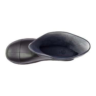 Гумові чоботи Blackrock зі сталевим носком, захисні чоботи S5 FO SR, чоловічі та жіночі гумові чоботи з ПВХ нітрилу, що праються, садові, широка нога, будівельні, робочі, розмір 12, чорні