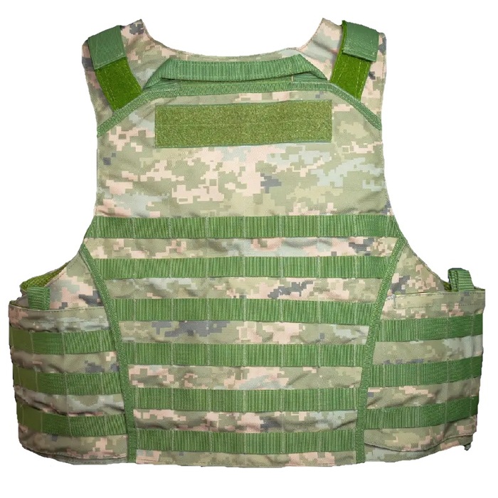 Плитоноска тактична з встановленням додаткового захисту Kirasa піксель (Арт.KI1022)