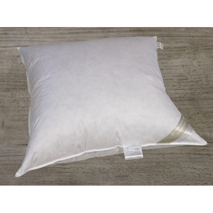 Подушка Betten Hofmann Extreme Volume з пуху та пера, дуже жорстка, 80x80 см, наповнювач 2000 г, міцна, підтримує, стабільна, 100 натуральна