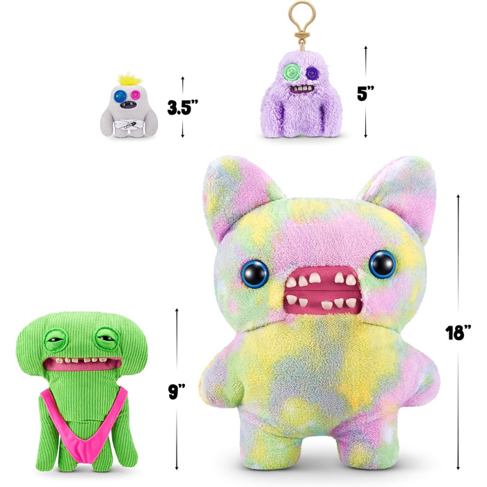 Плюшева іграшка ZURU Fuggler, Смайлі О Райлі, серія "Настрій Відпустки", 23 см