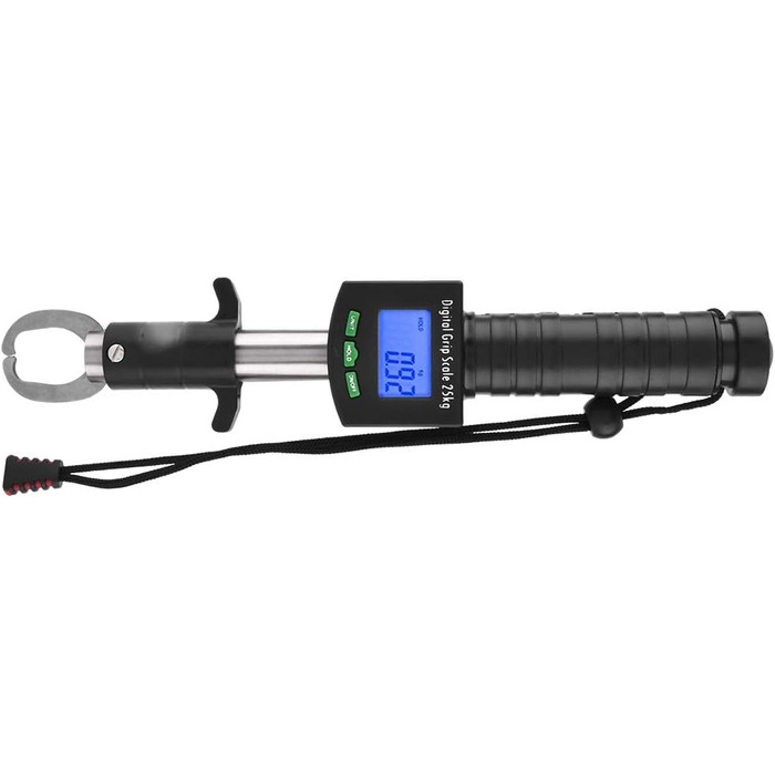 Тримач для риби Haofy, цифровий тримач для риби 3 в 1, 25 кг/55 фунтів, захоплювач для риби з рулеткою 1 м