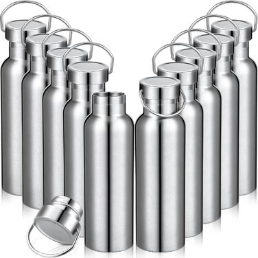 Спортивна пляшка для води Mimorou з нержавіючої сталі, з подвійними стінками, ізольована, багаторазова, вакуумна металева пляшка д