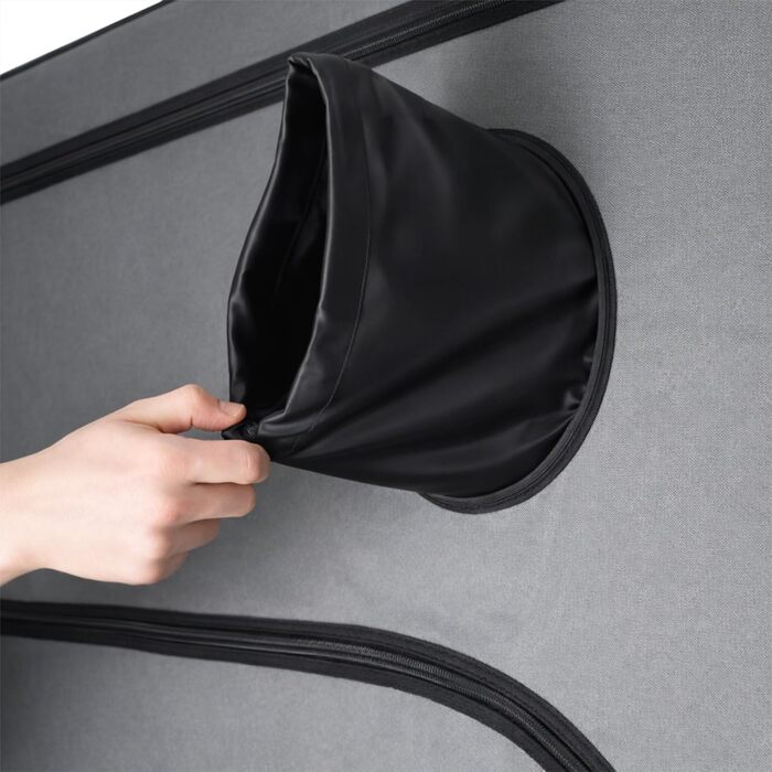 Намет для вирощування MyHomeGrow, сірий Закритий бокс для вирощування рослин Гроубокс, домашнє вирощування, гроушафа Намет для розсади, рослинний намет, теплиця для вирощування, 240x120x200