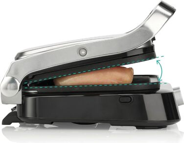 Вт Настільний гриль Паніні Гриль Сендвіч Тостер Електричний гриль, 2100