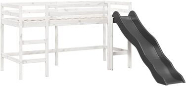 Дитяче ліжко-горище з вежею рожеве 90x200 см з масиву сосни