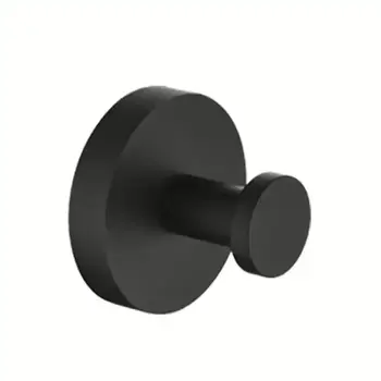 Гачок настінний Vialex B0BKG7TXF1 5 см, чорний