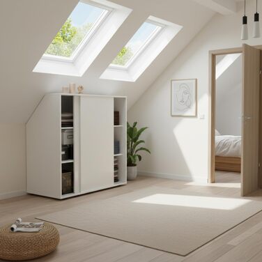 Шафа VDD з похилою стіною в спальні на мансарді шафа для похилих стін