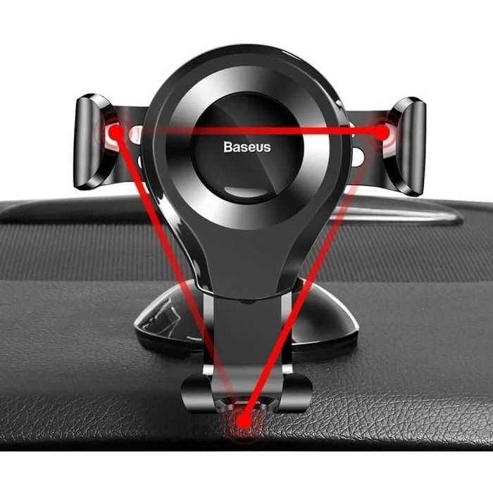 Автомобільний тримач Baseus SUYL-XP09, чорний/червоний