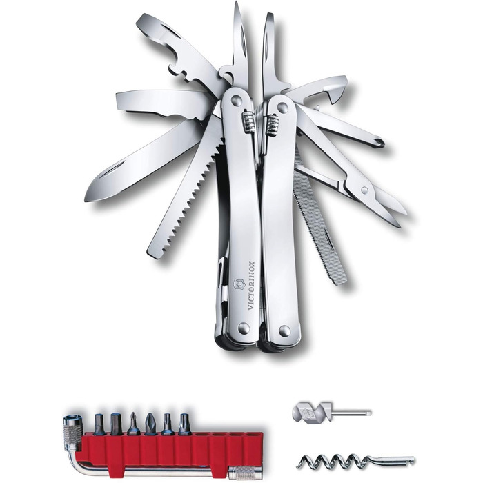 Багатофункціональний інструмент VICTORINOX Swiss Tool Spirit X Plus, 35 функцій, швейцарського виробництва, мультитул з фіксуючим