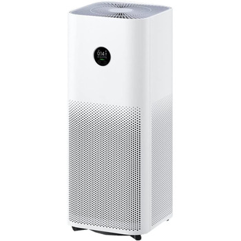 Очищувач повітря Xiaomi Smart Air Purifier 4 (видаляє до 99,97 шерсті домашніх тварин, пилок, пил, віруси та аерозолі PCADR 400 м/год, FCADR 150 м/год, оптимально для 48 м, сенсорний дисплей, додаток і голосове керування)