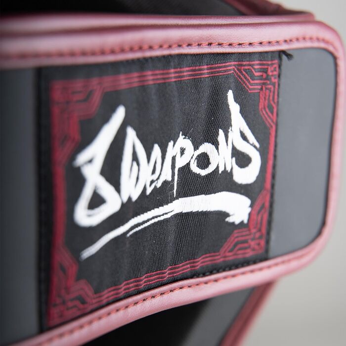 ВИДІВ ЗБРОЇ Щитки для гомілок Sak Yant Naga, чорно-коричневі, для тренувань та змагань, високоякісна синтетична шкіра та ідеальна амортизація, муай-тай, K1, MMA, карате та кікбоксинг, 8