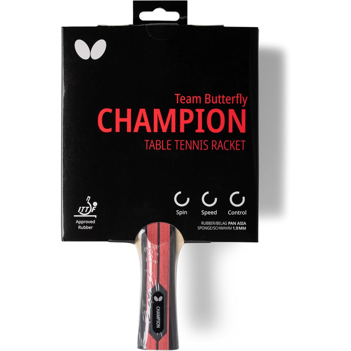 Тенісна бита Team Butterfly Champion — професійний вибір для досвідчених гравців