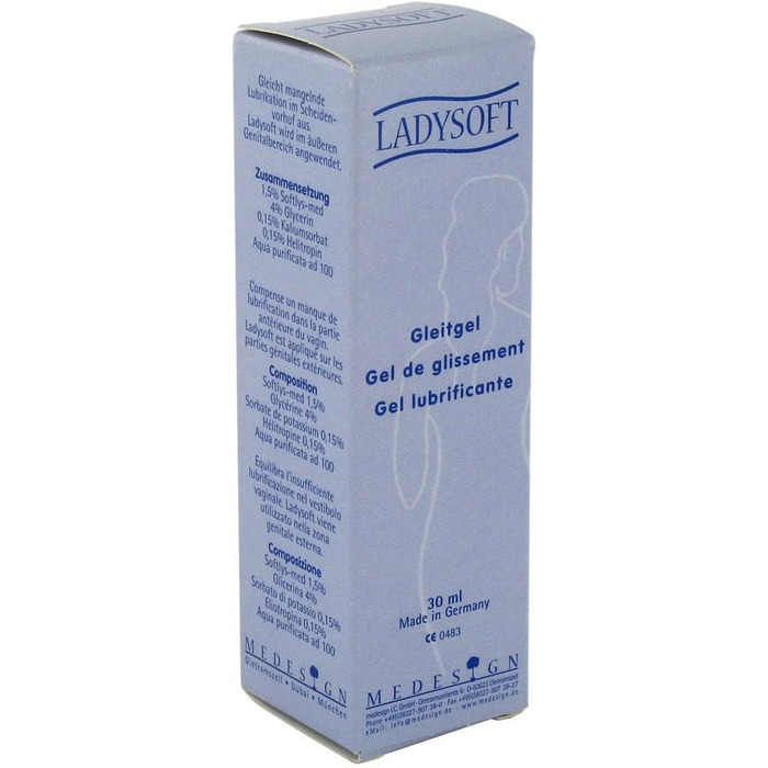 Водний гель-лубрикант LADYSOFT, 30 мл