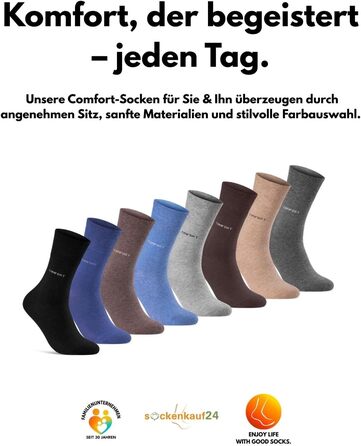 Пар комфортних шкарпеток без еластичної манжети та безшовних для жінок та чоловіків, медичні шкарпетки без еластичної манжети з комфортною манжетою, розмір 43-46, чорні, 24 10