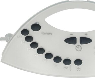 Панель керування vhbw Панель панелі сумісна з кухонним комбайном Vorwerk Thermomix TM31 - передня кришка, чорний, сірий, білий