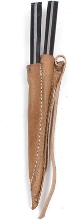 Середньовічні столові прибори у подвійних шкіряних піхвах (ріг, тип 7)