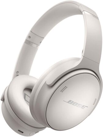 Бездротові шумозаглушувальні Bluetooth-навушники Bose QuietComfort 45, мікро, білі, один розмір, білий жорсткий кейс
