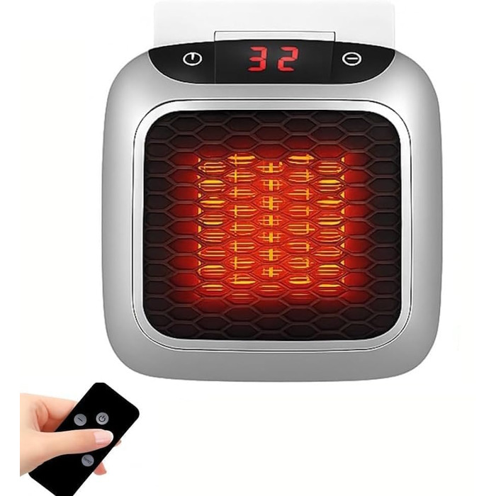 Міні-керамічний електричний обігрівач WellHeater, електричний обігрівач із розеткою