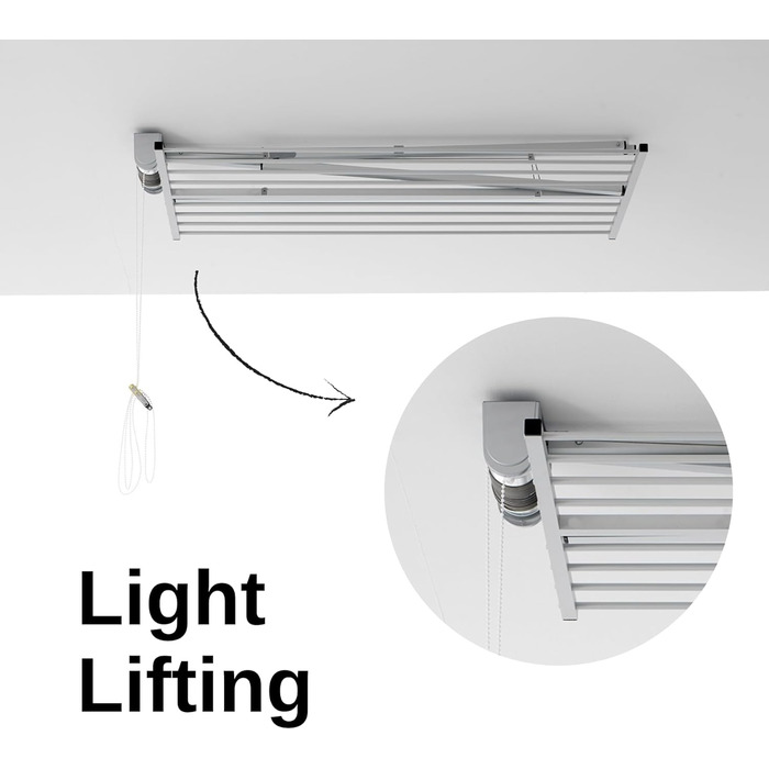 Стельовий візок для одягу, вертикальний візок для одягу, складний з алюмінію та сталі 152x54x25 см (сірий, 150) 152 см Сірий