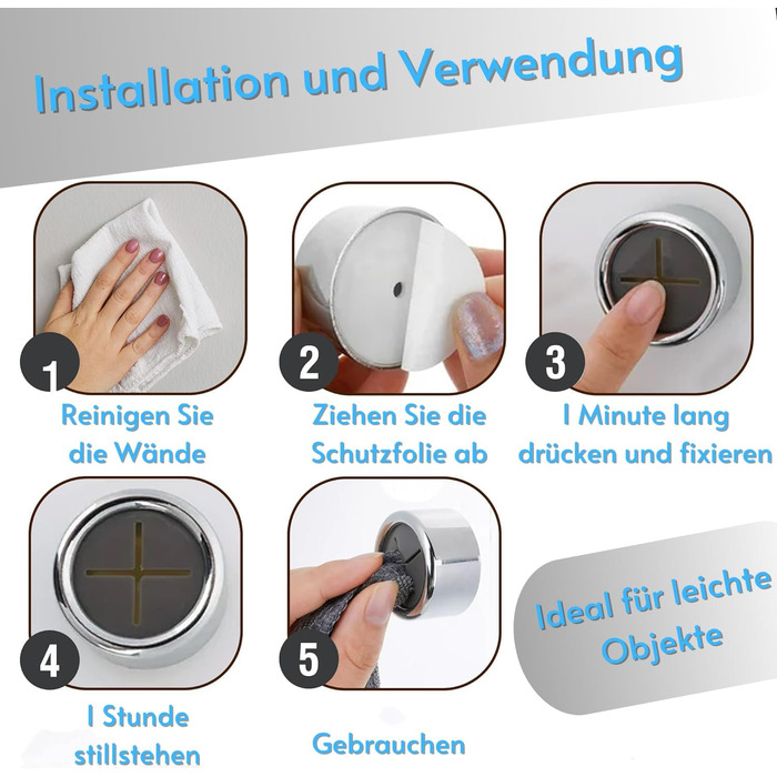 Тримач для чайних рушників Coolon, 3 шт. и Самоклеючий тримач для рушників, сильна в'язкість ABS Гачок для рушників Круглий затиск