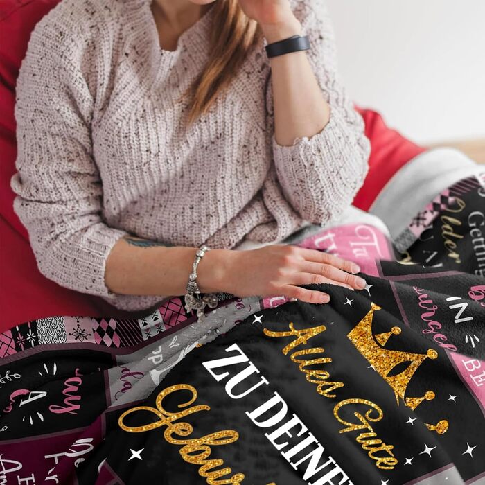 Подарунок на день народження для жінок, подарунок на день народження найкращій подрузі, подарунок на день народження мами, дівчини, дружини, дівчини, сестри, подруги, колеги, подарунки на день народження для жінок 150*200 см