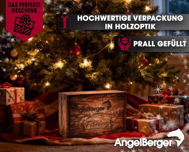 Різдвяна рибальська скринька Angel Berger, подарунок рибалки, різдвяна скринька Petri, подарунок на Різдво, різдвяна скринька 2