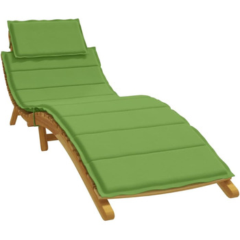 Подушка для шезлонга LAPOOH Melange Green 186x58x3 см тканина, подушка для шезлонга, подушка для лавки, подушка для стільця для високих стільців, подушки для шезлонгу - 4002481