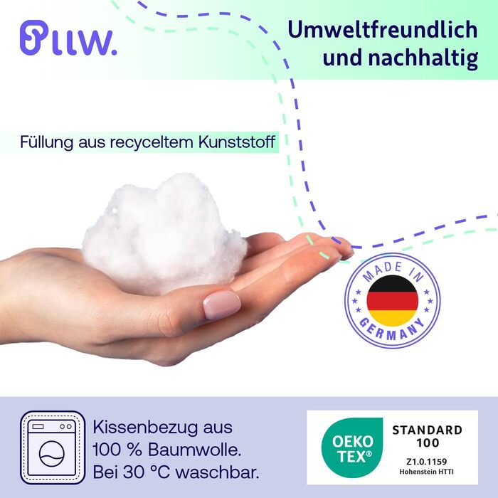 Ортопедична подушка для шиї 40x60 Подушка для зняття болю в шиї з рухомим валиком для шиї Ергономічна подушка для сну на боці з чохлом Індивідуально наповнювана подушка для підтримки шиї Стандарт Oeko-Tex 100 60x40