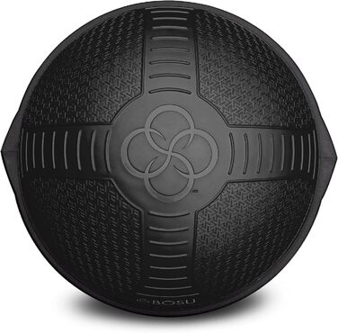 Тренажер для балансування BOSU NexGen для домашнього використання, ідеально підходить для точної постави та формування сигналів для кардіо, вправ на гнучкість, силу, кор, баланс або мобільність. Чорний.