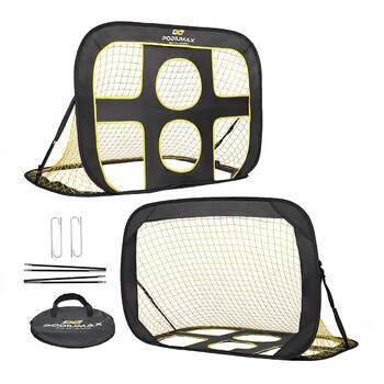 Дитячі футбольні ворота PodiuMax для саду, складні футбольні ворота 2 в 1, настінний тренажер для використання в приміщенні/на вулиці, тренажер для футбольних воріт з сумкою для перенесення, 120 * 80 * 80 см